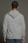 Autolum Mens Zip Hoodie Grey Heather