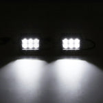 Auxbeam (2pcs/set) 4 inch LED Work Light Bar CREE Flood Beam - 18w 1800lm