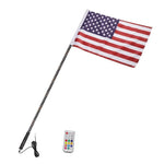 AuxBeam 1.2M/1.5M Flag Pole RGB Rotating Color Changing Whip Light