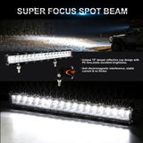 14inch 60W SPOT Beam Single Row LED light bar 5800lm with Harness kit