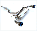 2012-UP Subaru BR-Z / Toytoa 86 Invidia Rolled Titanium Tip Cat-Back Exhaust