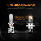 H7 F-M3 Series LED Headlight Bulbs -5000LM 6500K